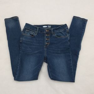 Old Navy Button Fly Rockstar Super Skinny Jeggings